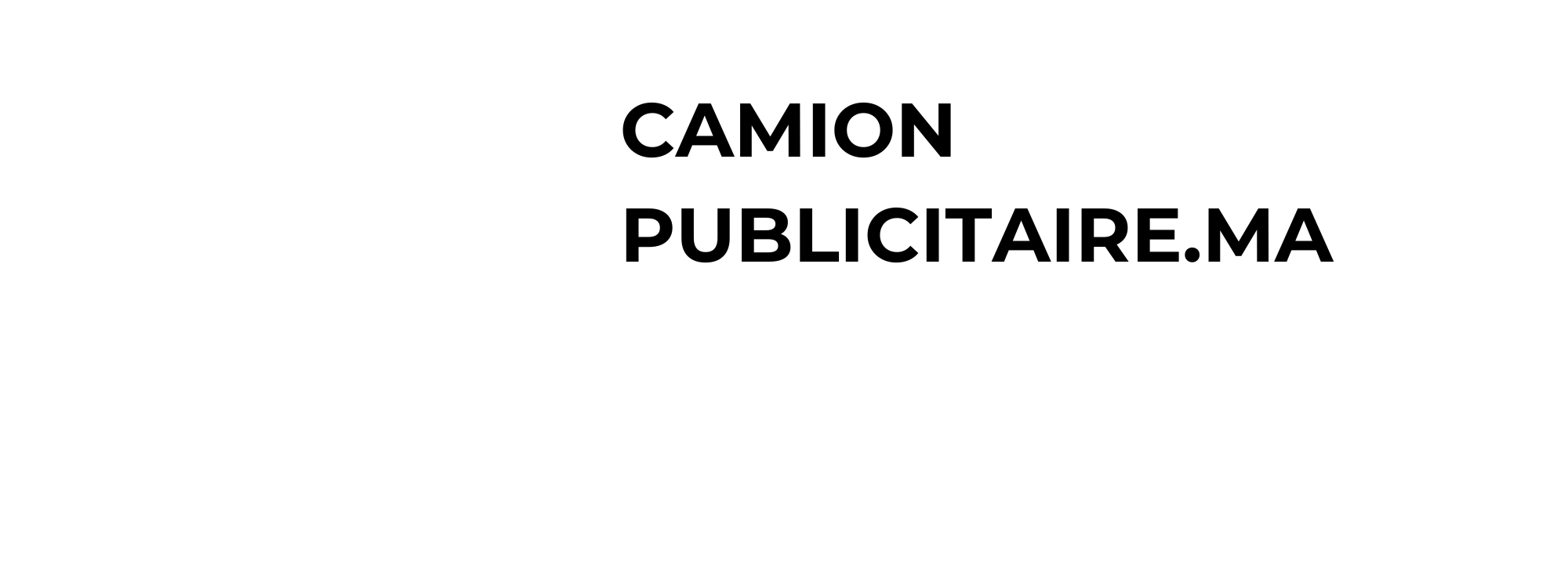 CAMION PUBLICITAIRE